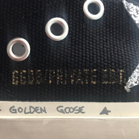 RARE EXCLUSIVE Golden Goose Star Glitter Sneakers - Picture 9 of 14